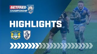 Highlights  Workington Town v Featherstone Rovers [upl. by Imailiv]