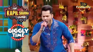 Varun Dhawan ने की Dwayne Johnson की Mimicry  The Kapil Sharma Show  Giggly Time [upl. by Etteyafal784]