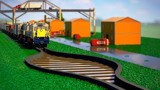 Top 10 Realistic TRAIN ACCIDENTS  Teardown [upl. by Ythomit]