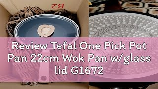 Review Tefal One Pick Pot Pan 22cm Wok Pan wglass lid G16725 G16625 G16525 [upl. by Dora468]