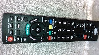 Panasonic Viera TV Remote Universal  Viera Remote N2QAYB000823 [upl. by Latrina]