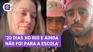 Luana Piovani diz que filho está no Rio há 20 dias e ainda não foi à escola Desesperador [upl. by Teague847]