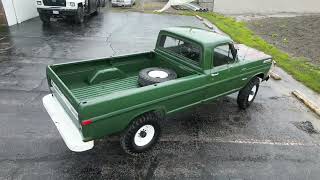 Drone Flyaround Of 1971 Ford F250 4x4 Highboy [upl. by Anyat]