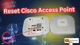 How to Hard reset Cisco Wireless Access Point  English [upl. by Earased339]