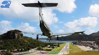 14 Minutes of Plane Spotting  Saint Barthélemy Gustaf III Airport SBH [upl. by Erny]