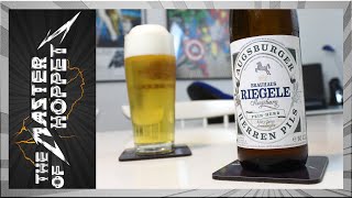 Riegele Augsburger Herren Pils WORLD CLASS GERMAN PILS w UT RANT  TMOH  Beer Review 3370 [upl. by Aitnahc]