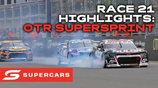 Race 21 Highlights  OTR SuperSprint  Supercars 2023 [upl. by Camilia]