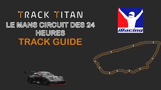 iRacing  Le Mans PORSCHE 911 GT3 R 992 Track Guide Hotlap  Telemetry [upl. by Saenihp]