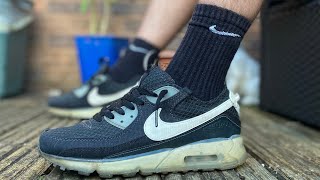 NIKE AIR MAX TERRASCAPE 90 HONEST REVIEW ON FOOT [upl. by Ellennad]