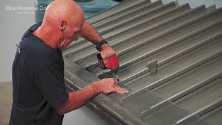 How to Install Aluminium Gutter Mesh on a KlipLok® roof [upl. by Steep]