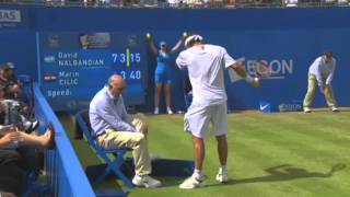 David Nalbandian kicks a line judge [upl. by Barb]