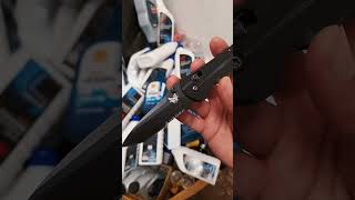 Benchmade 904 MiniAXIS Stryker rock metal everydaycarry Benchmade knifeskills [upl. by Riordan701]