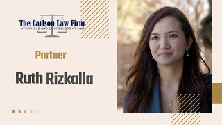 Meet the Lawyer  Ruth Rizkalla  The Carlson Law Firm Mass Torts  California [upl. by Eatnoled]