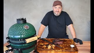 HOW TO MAKE STEAK ON KAMADO CHARCOAL BBQ GRILL [upl. by Lashondra]