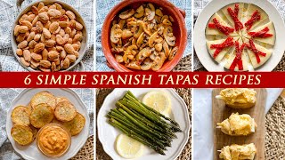 6 Easy Spanish Tapas Recipes  Quick Spanish Appetizers [upl. by Onra]