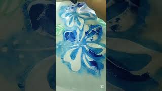 Stencil printing for beginners DIYwatchprintdesign beautiful diy youtubeshort reelsmachine [upl. by Ealasaid]