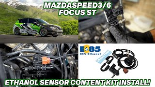 Mazdaspeed36 amp Focus ST Ethanol Content Sensor Kit Install [upl. by Bazil]