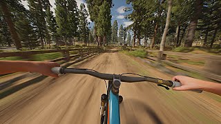 Riders Republic Free Roam Downhill Mountain Bike Gameplay No HUD PC Max Settings 4k 60fps [upl. by Nagaek139]