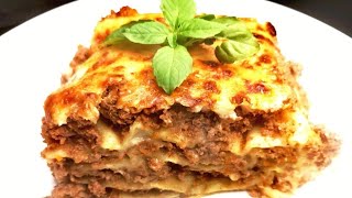 RECETTE DE LASAGNE À LA BOLOGNAISE😋 [upl. by Nada]