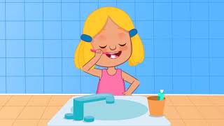 Brush Your Teeth An Educational Tooth Brushing Song for Kids [upl. by Occir559]