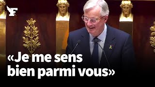 Motion de censure  Michel Barnier ironise devant les députés [upl. by Rasaec]