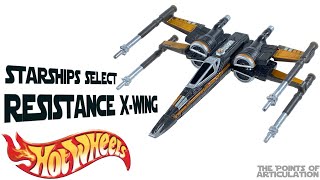 Hot Wheels Star Wars Starships Select 13 Resistance XWing Review [upl. by Remington]