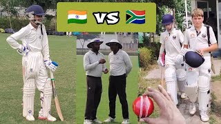 My First Cricket Match 🏏 INDIA 🇮🇳 vs 🇿🇦 South Africa 💙💚 cricket match dailyvlog [upl. by Layton]