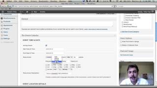 The Events Calendar Setting Up Recurring Events PRO [upl. by Secnirp]