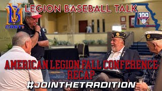 Legion Baseball Talk  Fall American Legion Conference Recap  YBMcast [upl. by Thesda]