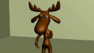 3D Short Animation Moose Picking Nose [upl. by Ati]