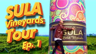 How Sula Wine is Made Episode 1  Tour of Indias Largest Vineyards  Sula Vineyards  Nashik [upl. by Nevram]