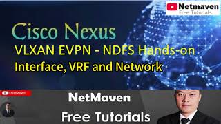 2 Nexus VXLAN EVPN NDFC Handson  Interface VRF and Network [upl. by Caton961]