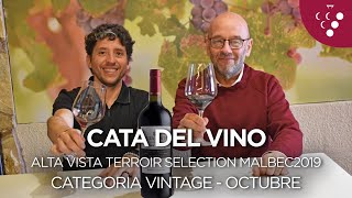 Cata del vino ALTA VISTA TERROIR SELECTION MALBEC 2019  Octubre Membresía Vintage [upl. by Ahsenak440]