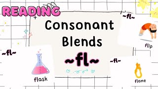 Reading Practice  FL  Consonant Blends  arcbrainsparks learnenglish readenglish reading [upl. by Alyakam]