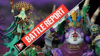 Nighthaunt vs Seraphon  Age of Sigmar Battle Report [upl. by Burrows]