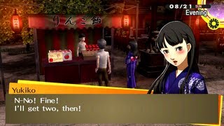 HD PS Vita Persona 4 Golden  Summer Festival Date Yukiko [upl. by Bradeord]