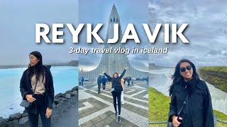 FIRST TIME TRAVELLING TO REYKJAVIK ICELAND 🇮🇸  3Day Travel Vlog Golden Circle Blue Lagoon [upl. by Siulegroj]