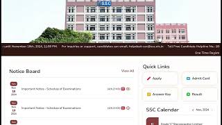 SSC latest examination calendar  SSC cgl update [upl. by Hump]