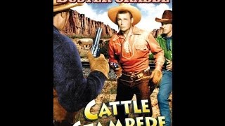 Western Cattle Stampede 1943 Buster Crabbe Al St John Frances Gladwin [upl. by Oskar]