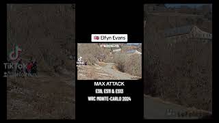 Elfyn EVANS  MAX ATTACK  wrc rallyemontecarlo toyotayarisgr [upl. by Naniac]