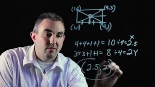 How to Find the Centroid of a Quadrilateral  Algebra Geometry amp Other Math Tips [upl. by Losyram]