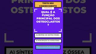 Quiz Tecido Ósseo 2 [upl. by Nemsaj356]