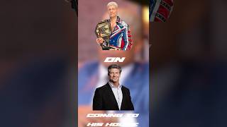 Cody Rhodes Talks About Vince McMahon Coming To His House wwe americannightmare aew [upl. by Attelahs]