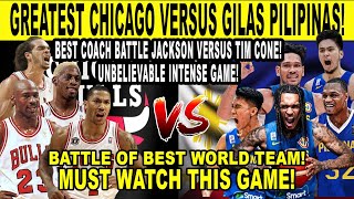 GILAS PILIPINAS vs ALLTIME CHICAGO Lupit ni Abando Clarkson at Brownlee Intense Game [upl. by Eskil580]