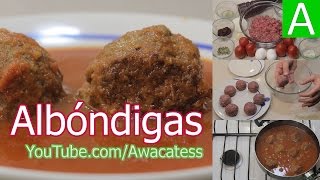 Albondigas en Salsa Chipotle Rellenas de Huevo Cocido Cocina Mexicana Recetas Faciles y Economicas [upl. by Ahsoem]