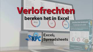 Verlofrechten  bereken het in Excel ✅ [upl. by Eseuqcaj600]