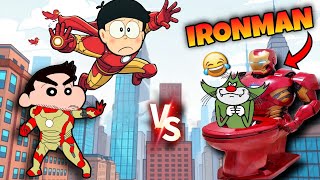 Playing Worst IRONMAN Games With Shinchan Nobita And Jack 😯 [upl. by Lancaster492]