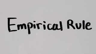 Empirical Rule [upl. by Onin]