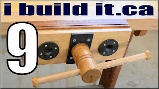 Making A Woodworking Vise Part 9 Of 10 [upl. by Narda859]