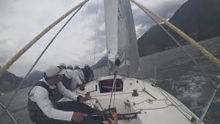 2018 J24 World Championship Race10 [upl. by Rratsal]